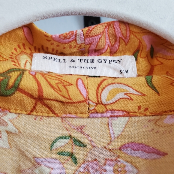 Spell Portobello Short Kimono, S/M - Picture 5 of 7